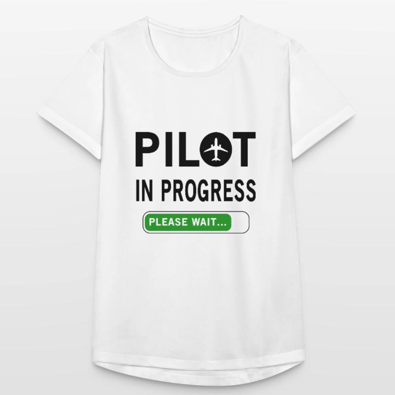 Pilot In Progress Please Wait Women's Breathable T-Shirt