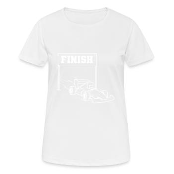Rennauto Champion Gift - Frauen T-Shirt atmungsaktiv - Weiß - Vorne - AI Model Female 172 dark (172cm)