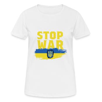 End War Affected Poison - Women's Breathable T-Shirt - white - Front - AI Model Female 172 dark (172cm)