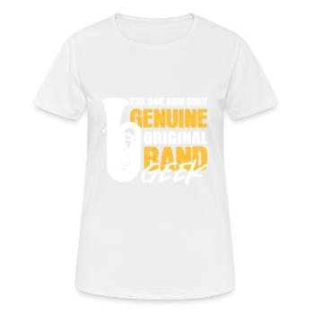 Band Geek Band Member Gift - Women's Breathable T-Shirt - white - Front - AI Model Female 172 dark (172cm)