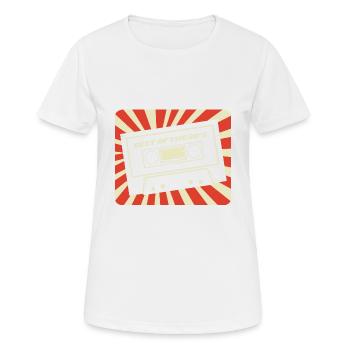 Das Beste von 80er Jahren. Geboren in 80er Jahre. - Frauen T-Shirt atmungsaktiv - Weiß - Vorne - AI Model Female 172 dark (172cm)