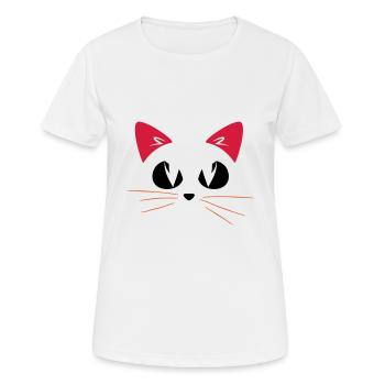 LAUGH 1 - Women's Breathable T-Shirt - white - Front - AI Model Female 172 dark (172cm)
