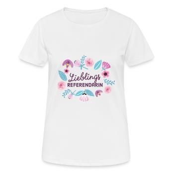 Lieblingsreferendarin Geschenk für Referendarin - Frauen T-Shirt atmungsaktiv - Weiß - Vorne - AI Model Female 172 dark (172cm)