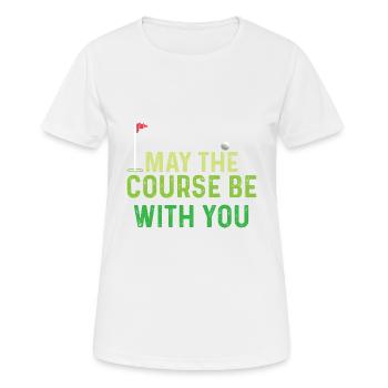Course with you. Athlete Poison - Women's Breathable T-Shirt - white - Front - AI Model Female 172 dark (172cm)