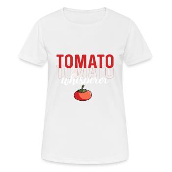 Tomato Whisperer Horticulture Poison - Women's Breathable T-Shirt - white - Front - AI Model Female 172 dark (172cm)