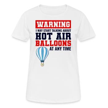Montgolfière Montgolfière Montgolfière - T-shirt respirant Femme - blanc - Devant - AI Model Female 172 dark (172cm)