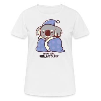 I Want Some KOALAty Sleep - Women's Breathable T-Shirt - white - Front - AI Model Female 172 dark (172cm)