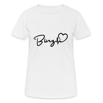 Binz heartbeat Baltic Sea seaside resort Binz - Women's Breathable T-Shirt - white - Front - AI Model Female 172 dark (172cm)