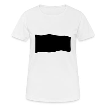 Drapeau de symbole de forme - T-shirt respirant Femme - blanc - Devant - AI Model Female 172 dark (172cm)