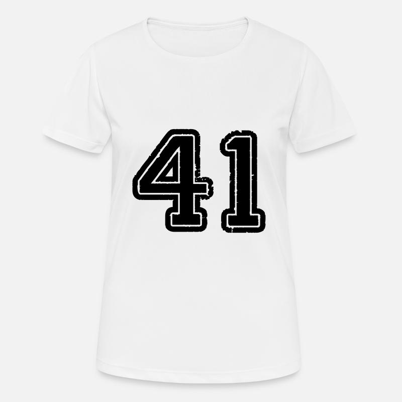 41 - Women's Breathable T-Shirt - white