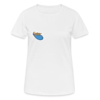 Boulder design climbing sloth - Women's Breathable T-Shirt - white - Front - AI Model Female 172 dark (172cm)