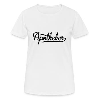 Pharmaciens - T-shirt respirant Femme - blanc - Devant - AI Model Female 172 dark (172cm)