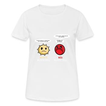 manger des cacahuètes cadeau d’amoureux des arachides - T-shirt respirant Femme - blanc - Devant - AI Model Female 172 dark (172cm)