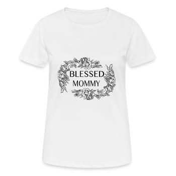 Mom Mother's Day Gift Idea - Women's Breathable T-Shirt - white - Front - AI Model Female 172 dark (172cm)