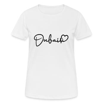 Dubai Heartbeat - Women's Breathable T-Shirt - white - Front - AI Model Female 172 dark (172cm)
