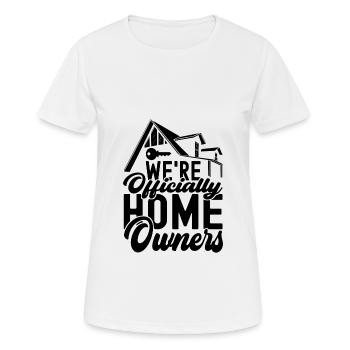 Homeowners Home Purchase - Women's Breathable T-Shirt - white - Front - AI Model Female 172 dark (172cm)