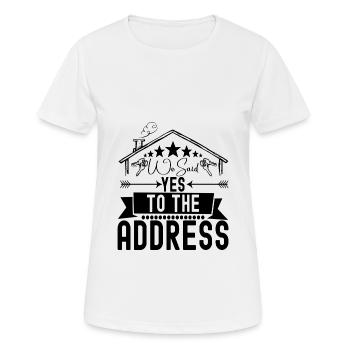 Homeowners Home Purchase - Women's Breathable T-Shirt - white - Front - AI Model Female 172 dark (172cm)