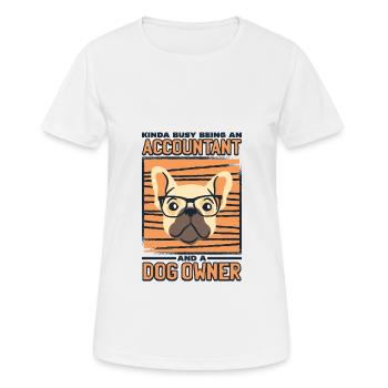 Accountant accounting fiananzamt - Women's Breathable T-Shirt - white - Front - AI Model Female 172 dark (172cm)