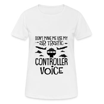 Avion avion Aviations - T-shirt respirant Femme - blanc - Devant - AI Model Female 172 dark (172cm)