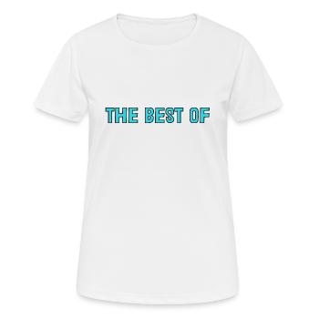 MAÎTRESSE. MAITRE. MERCI. MERCI MAÎTRESSE. MAITRE - T-shirt respirant Femme - blanc - Devant - AI Model Female 172 dark (172cm)