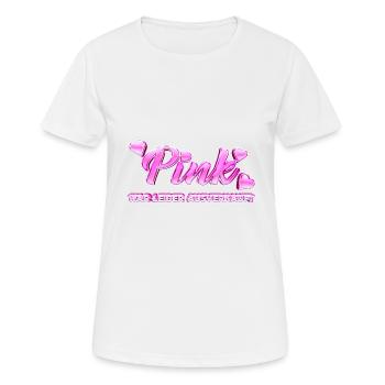 Pink war leider ausverkauft - Frauen T-Shirt atmungsaktiv - Weiß - Vorne - AI Model Female 172 dark (172cm)