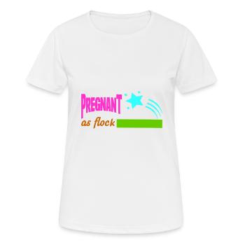 Mère Enceinte Bébé Nourrisson T-shirt Maman - T-shirt respirant Femme - blanc - Devant - AI Model Female 172 dark (172cm)