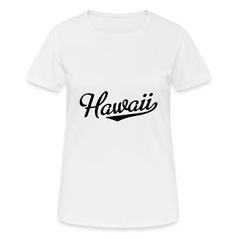 Hawaii - Frauen T-Shirt atmungsaktiv - Weiß - Vorne - AI Model Female 172 dark (172cm)
