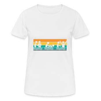 Église de baptême chrétienne religieuse baptisée en - T-shirt respirant Femme - blanc - Devant - AI Model Female 172 dark (172cm)