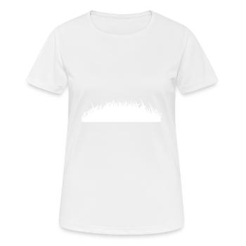 Grass hill - Women's Breathable T-Shirt - white - Front - AI Model Female 172 dark (172cm)