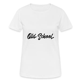 Old School - Women's Breathable T-Shirt - white - Front - AI Model Female 172 dark (172cm)