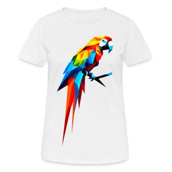Ara géométrique - T-shirt respirant Femme - blanc - Devant - AI Model Female 172 dark (172cm)