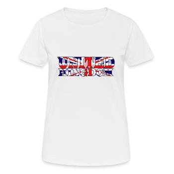 UK 5 G - T-shirt respirant Femme - blanc - Devant - AI Model Female 172 dark (172cm)