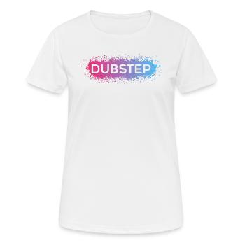 Dubstep Vaporwave Splat - T-shirt respirant Femme - blanc - Devant - AI Model Female 172 dark (172cm)