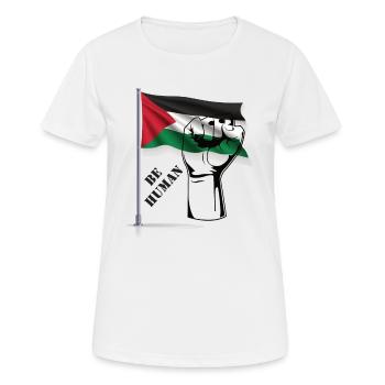 Free Gaza - Free Palestine - Palestine - Women's Breathable T-Shirt - white - Front - AI Model Female 172 dark (172cm)