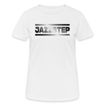Jazzstep Drum n Bass DNB Junglist Drum and Bass - Women's Breathable T-Shirt - white - Front - AI Model Female 172 dark (172cm)