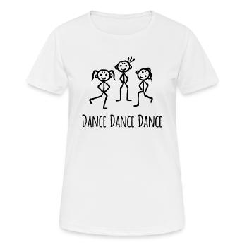 In the triangle dancing - Dance Dance Dance - Women's Breathable T-Shirt - white - Front - AI Model Female 172 dark (172cm)