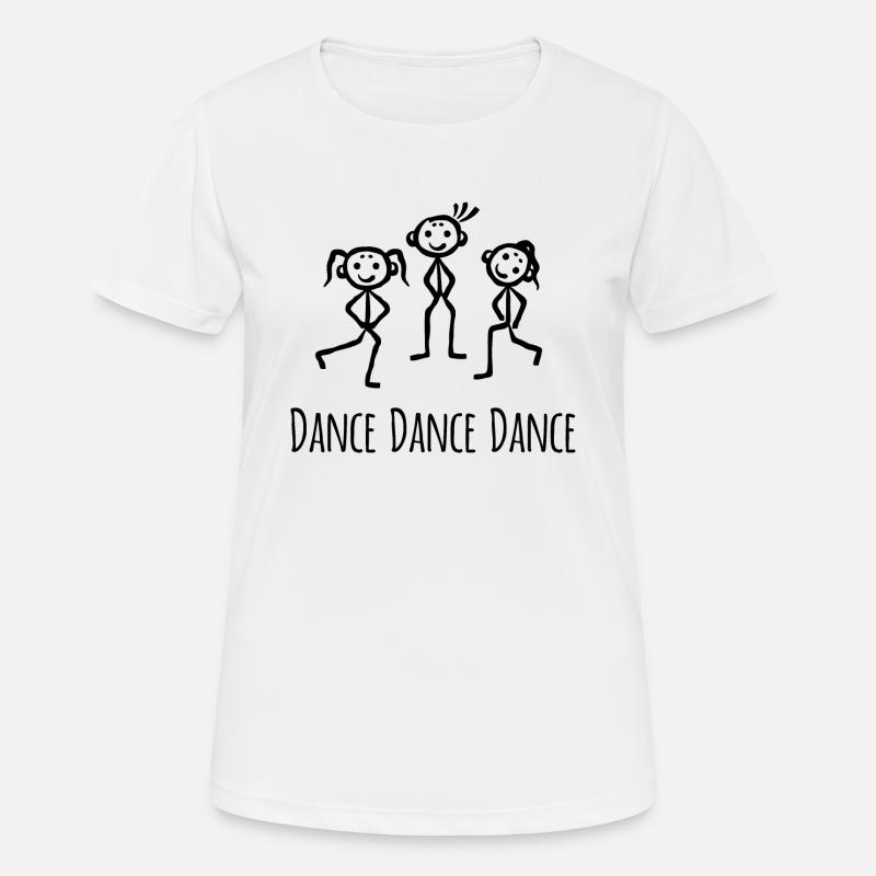 In the triangle dancing - Dance Dance Dance - Women's Breathable T-Shirt - white
