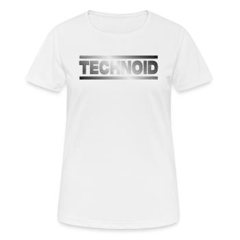 Technoid Drum n Bass DNB Junglist Drum and Bass - T-shirt respirant Femme - blanc - Devant - AI Model Female 172 dark (172cm)