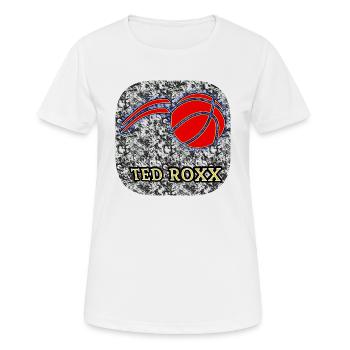 TED ROXX - Club WoW - T-shirt respirant Femme - blanc - Devant - AI Model Female 172 dark (172cm)