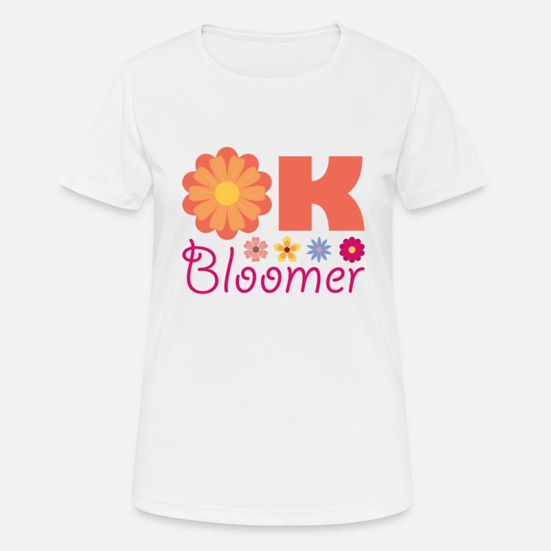Ok Bloomer - Women's Breathable T-Shirt - white