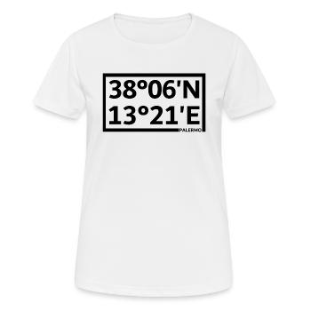 Palermo Coordinates - Women's Breathable T-Shirt - white - Front - AI Model Female 172 dark (172cm)