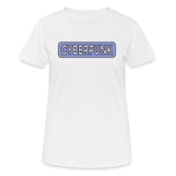 Cyber Anime Otaku Skateboard Car Slap - T-shirt respirant Femme - blanc - Devant - AI Model Female 172 dark (172cm)