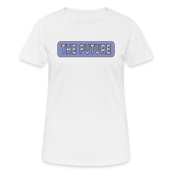 Scifi Die Zukunft Science Fiction Auto Skateboard - Frauen T-Shirt atmungsaktiv - Weiß - Vorne - AI Model Female 172 dark (172cm)