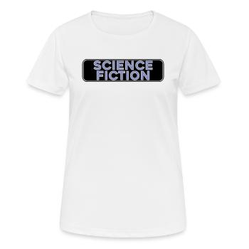 Science Fiction Vintage Skate Car Slap - Frauen T-Shirt atmungsaktiv - Weiß - Vorne - AI Model Female 172 dark (172cm)