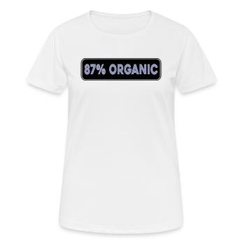 87 Per Cent Organic Cyborg Anime Skate JDM Slap - Women's Breathable T-Shirt - white - Front - AI Model Female 172 dark (172cm)