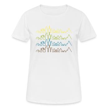 Spanien - Frauen T-Shirt atmungsaktiv - Weiß - Vorne - AI Model Female 172 dark (172cm)