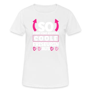 Friseurin - Frauen T-Shirt atmungsaktiv - Weiß - Vorne - AI Model Female 172 dark (172cm)