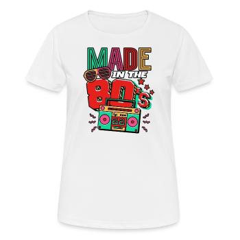 80s Made In The 80s - Women's Breathable T-Shirt - white - Front - AI Model Female 172 dark (172cm)