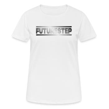 Futurestep Drum n Bass DNB Junglist Drum and Bass - Women's Breathable T-Shirt - white - Front - AI Model Female 172 dark (172cm)