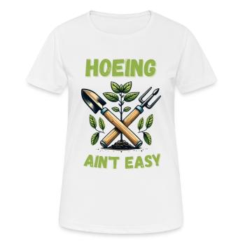 Lustiger Spruch Gartenarbeit zweideutig Garten - Frauen T-Shirt atmungsaktiv - Weiß - Vorne - AI Model Female 172 dark (172cm)